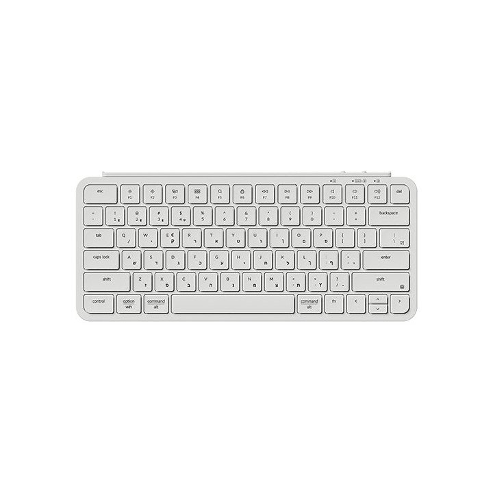 מקלדת אלחוטית Keychron B1 Pro Ultra-Slim Wireless עברית ואנגלית - צבע 