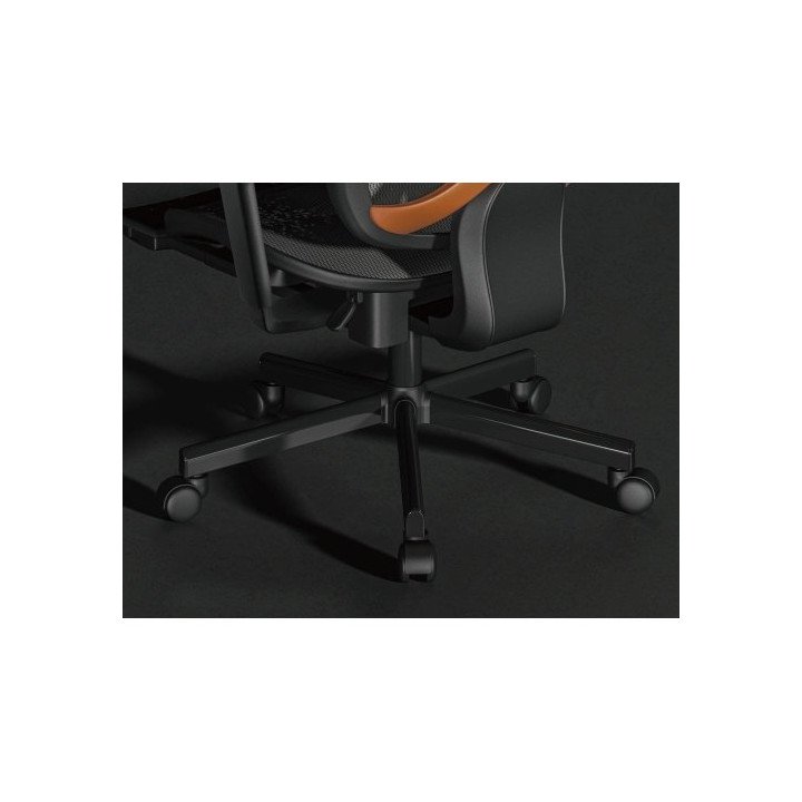 כיסא משרדי ארגונומי שחור וכתום LUMI SpineX CH05-22 – משלוח חינם