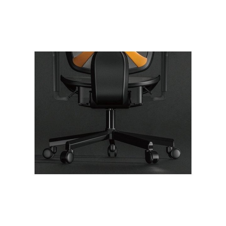 כיסא משרדי ארגונומי שחור וכתום LUMI SpineX CH05-22 – משלוח חינם