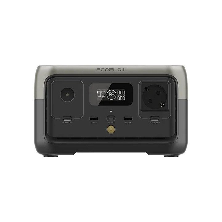תחנת כוח ניידת EcoFlow RIVER 2 256Wh – משלוח חינם