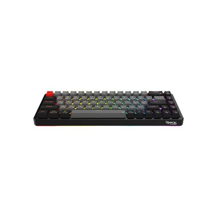 מקלדת מכנית בלוטוס אלחוטית Super Gaming GX968 Red Switch בצבע שחור עבר