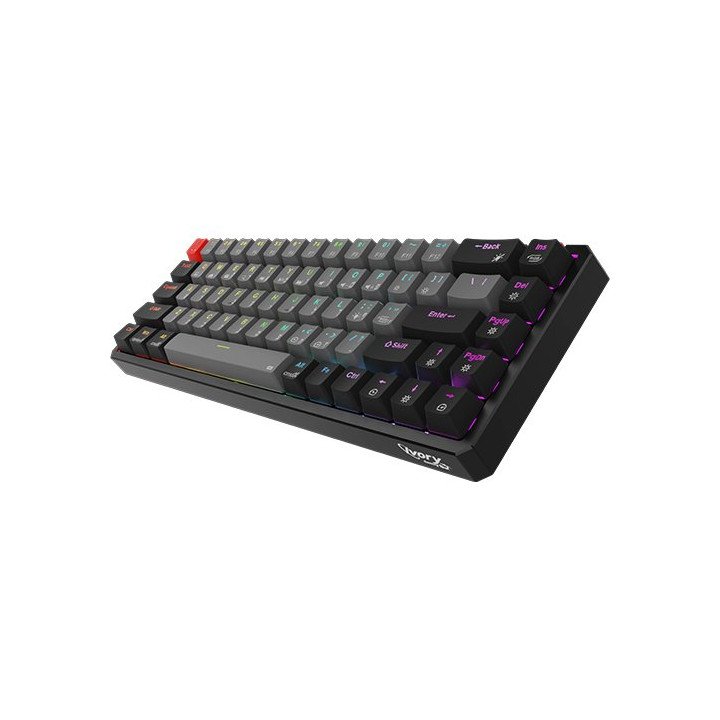 מקלדת מכנית בלוטוס אלחוטית Super Gaming GX968 Red Switch בצבע שחור עבר