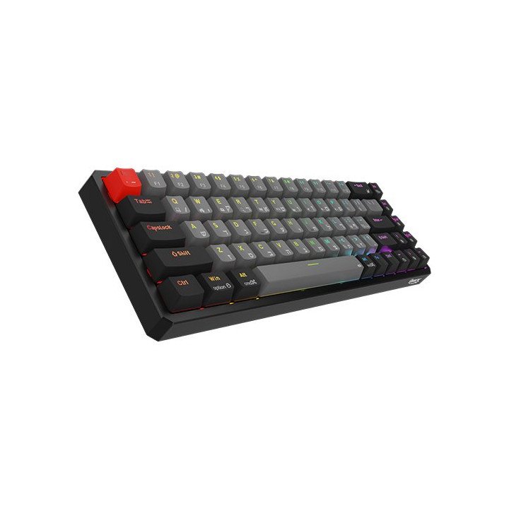 מקלדת מכנית בלוטוס אלחוטית Super Gaming GX968 Red Switch בצבע שחור עבר