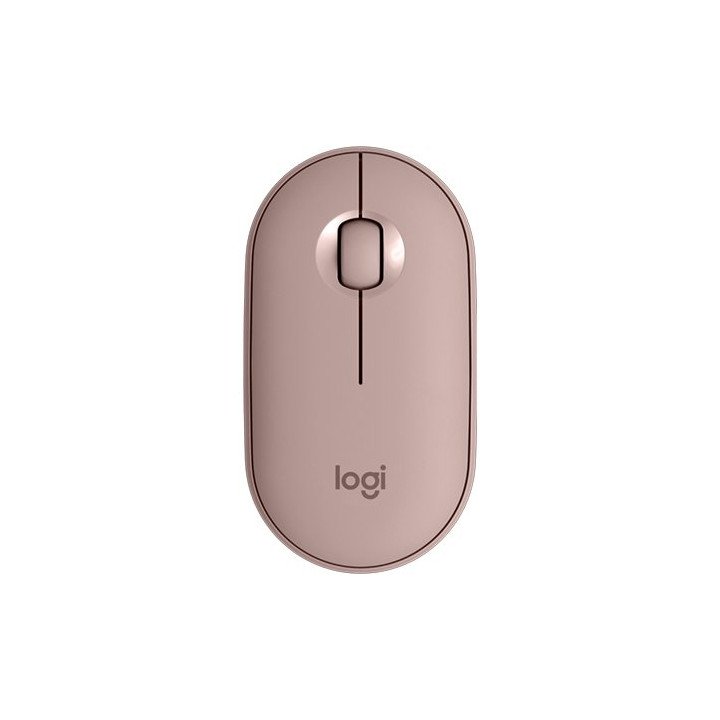 עכבר בלוטוס אלחוטי Logitech Pebble M350 ורוד