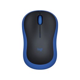 עכבר אלחוטי Logitech Wireless M185 בצבע כחול