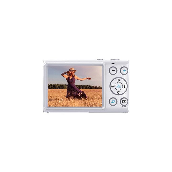 מצלמה דיגיטלית 64MP קומפקטית - וידאו 4K, מסך 2.8 אינץ, זום דיגיטלי x16