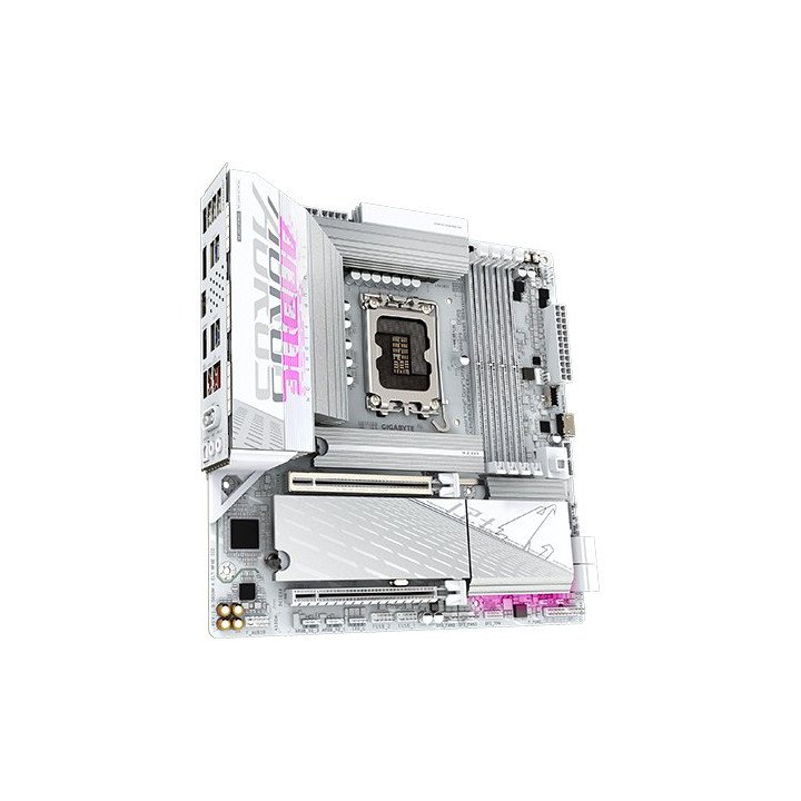 לוח אם Gigabyte B860M AORUS ELITE WIFI6E ICE 1851 DDR5 mATX - צבע לבן