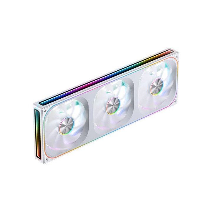 מאוורר למארז 3 ב-1 Jonsbo ZA-360W ARGB - בגודל 12 ס''מ - צבע לבן