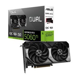 כרטיס מסך ASUS Dual GeForce RTX 5060 Ti 16GB GDDR7 OC Edition