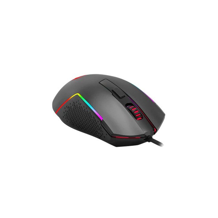 עכבר גיימינג רד דרגון - עד 10000Dpi ותאורת RGB - צבע שחור - Redragon T
