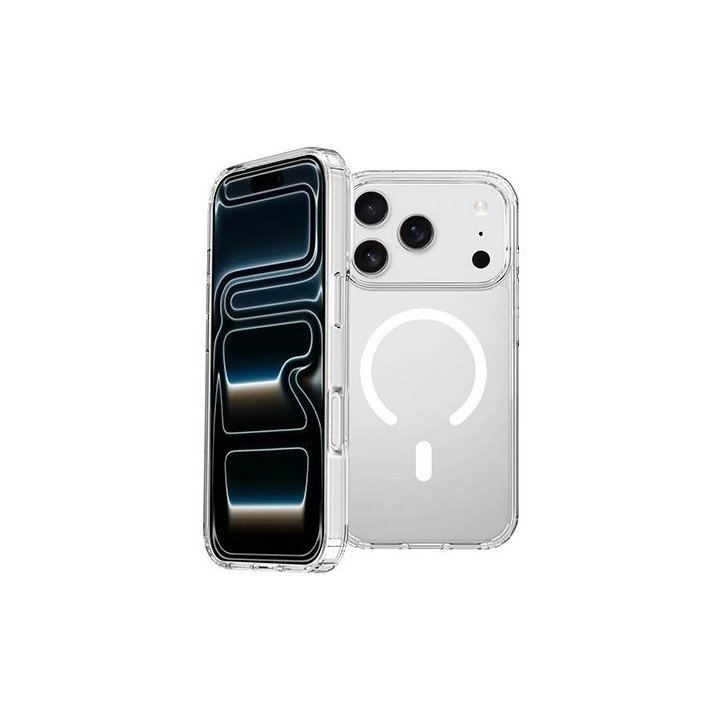 מגן לאייפון 17 פרו MagSafe שקוף Super Mobile