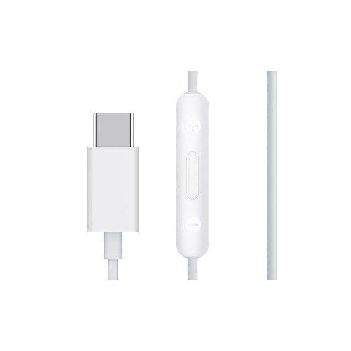אוזניות שיאומי חוטיות Xiaomi Type-C Earphones בצבע לבן