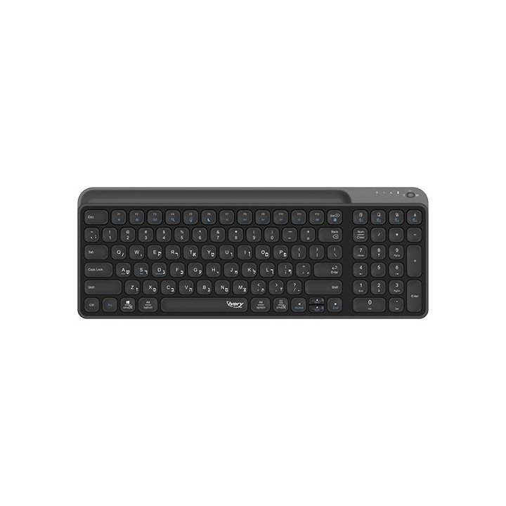 מקלדת אלחוטית בלוטוס ‎2.4GHz נטענת Super Peripherals BT8023XR עברית וא