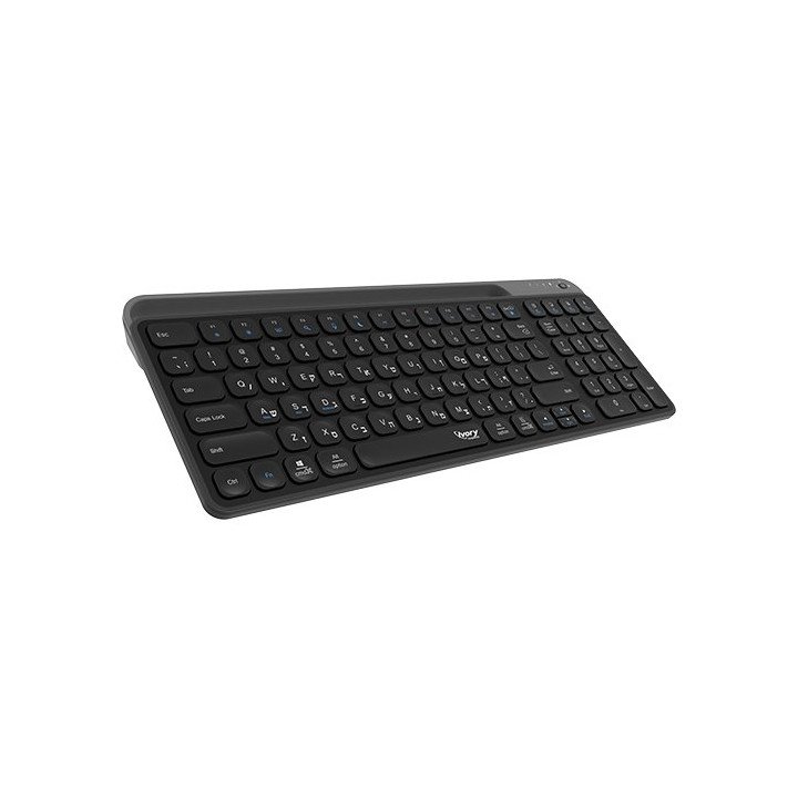 מקלדת אלחוטית בלוטוס ‎2.4GHz נטענת Super Peripherals BT8023XR עברית וא