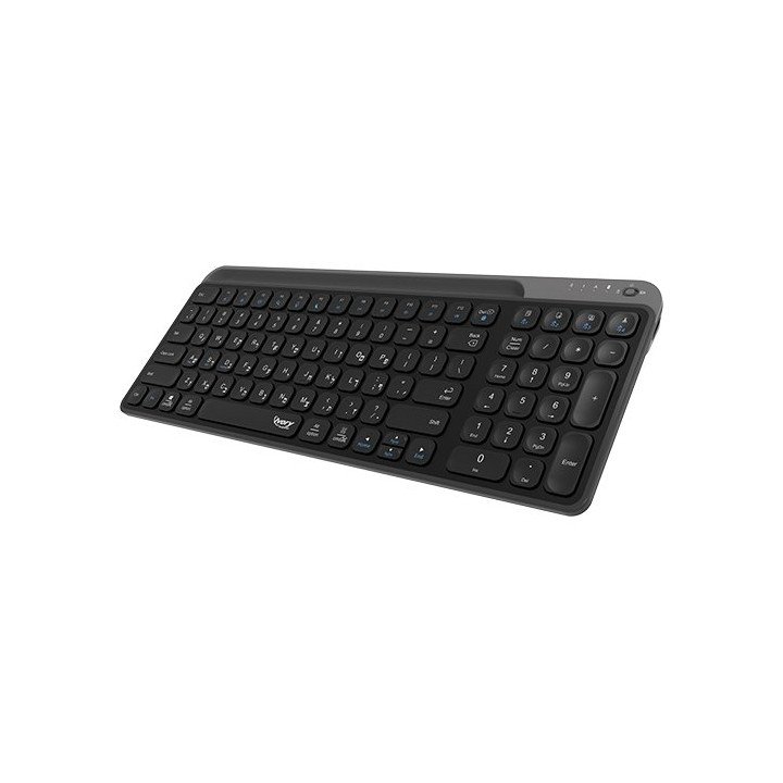 מקלדת אלחוטית בלוטוס ‎2.4GHz נטענת Super Peripherals BT8023XR עברית וא