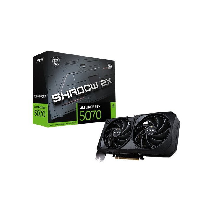 כרטיס מסך MSI GeForce RTX 5070 12G SHADOW 2X OC