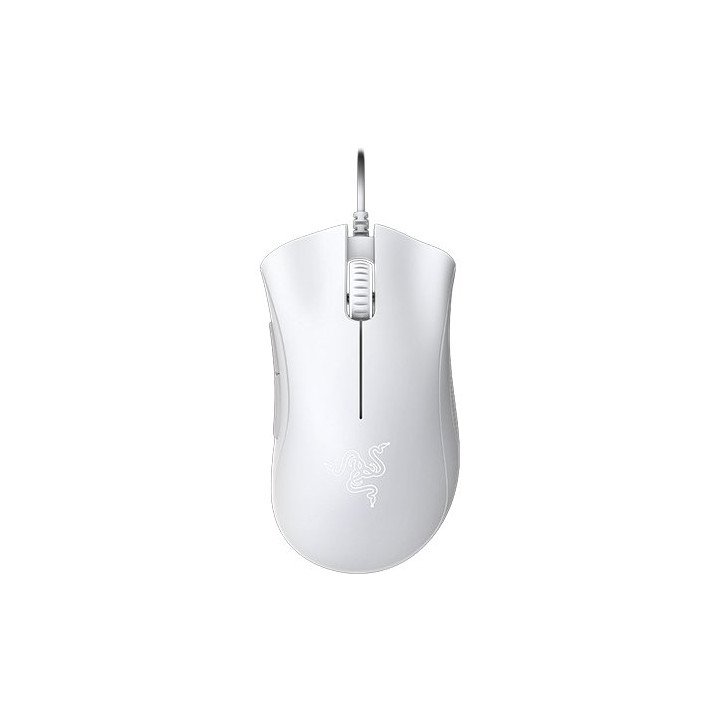 עכבר גיימינג חוטי Razer DeathAdder Essential עם תאורת לד בצבע לבן