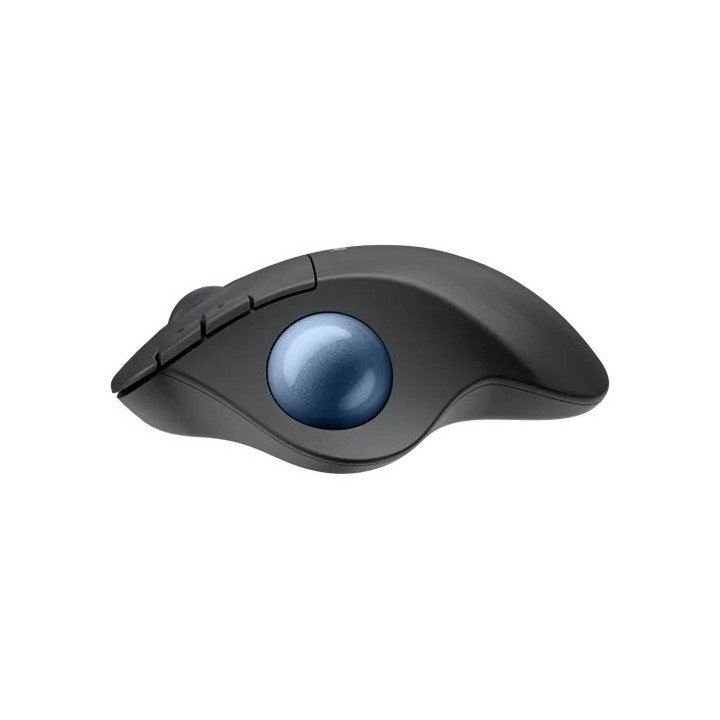 עכבר אלחוטי ארגונומי Logitech ERGO M575S - צבע גרפיט כדור כחול