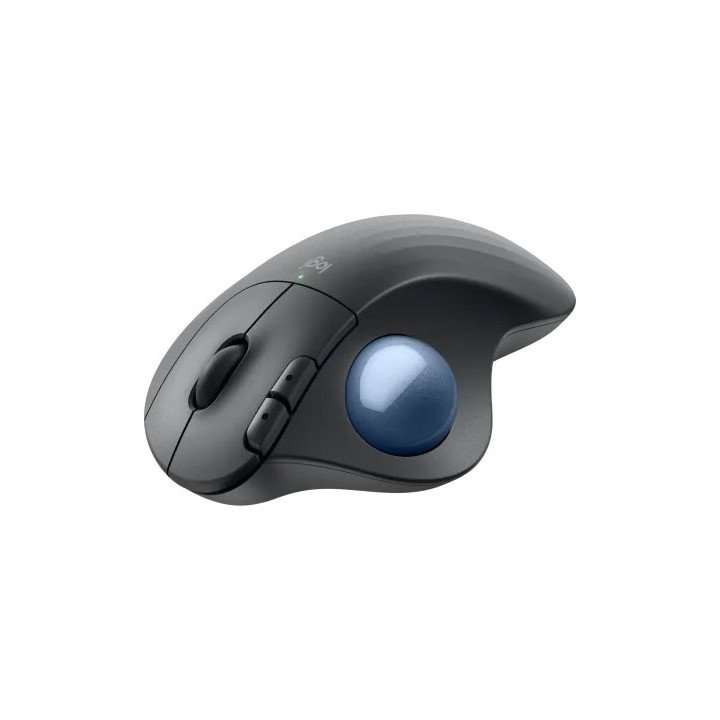 עכבר אלחוטי ארגונומי Logitech ERGO M575S - צבע גרפיט כדור כחול