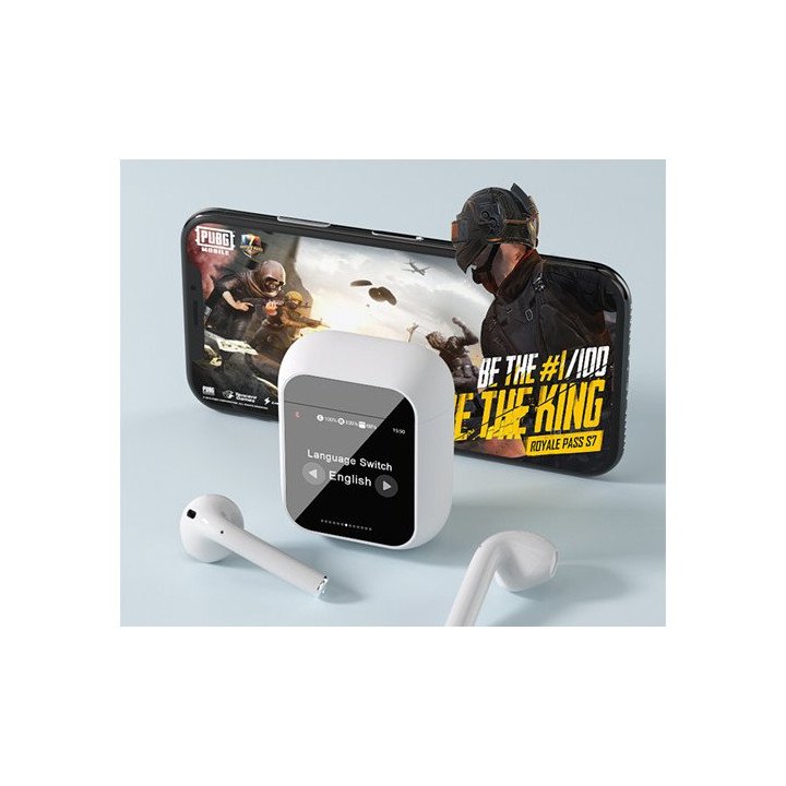 אוזניות בלוטוס אלחוטיות  Mizuki Bluetooth HIFI/ENC כולל כיסוי טעינה עם