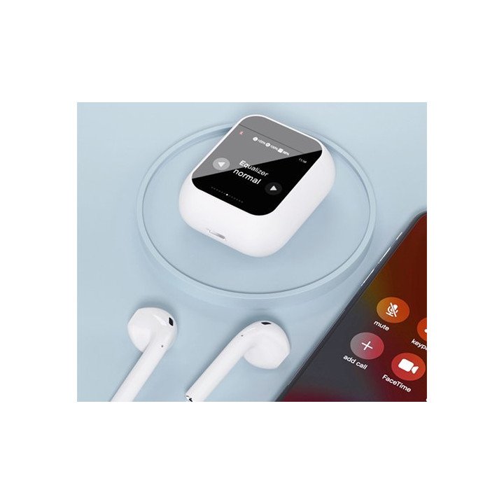 אוזניות בלוטוס אלחוטיות  Mizuki Bluetooth HIFI/ENC כולל כיסוי טעינה עם