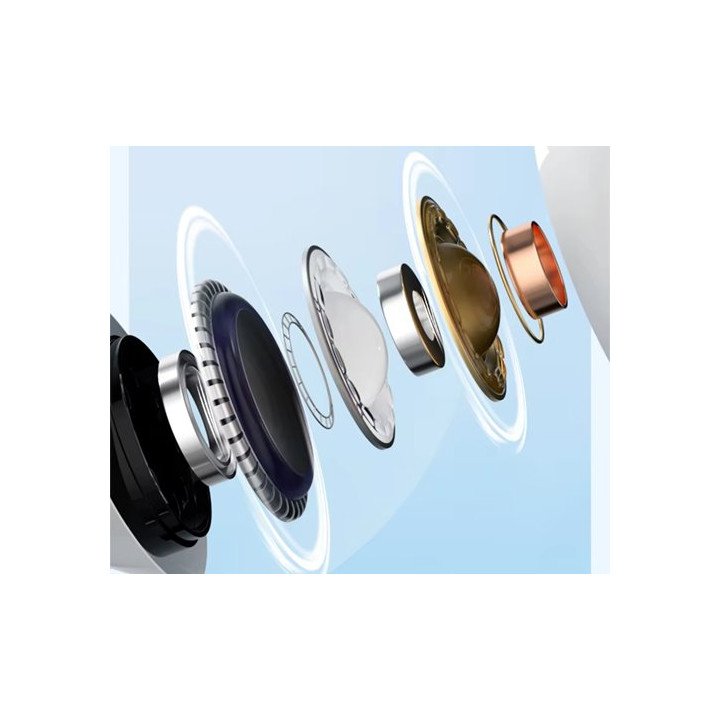 אוזניות בלוטוס אלחוטיות Mizuki Bluetooth ANC/ENC כולל כיסוי טעינה עם מ
