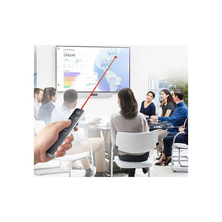 שלט מצגות אלחוטי נטען  Super Peripherals Laser Presentation Remote 2.4