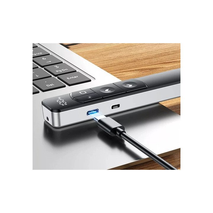 שלט מצגות אלחוטי נטען  Super Peripherals Laser Presentation Remote 2.4