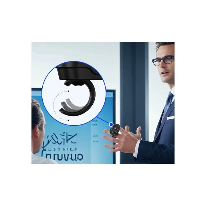 שלט מצגות אצבע אלחוטי נטען  Super Peripherals Laser Presentation Remot