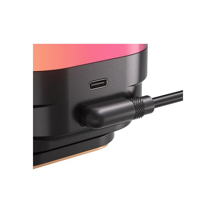 קירור נוזלי למעבד עם מסך Corsair iCUE LINK TITAN 360 RX LCD 360mm בצבע