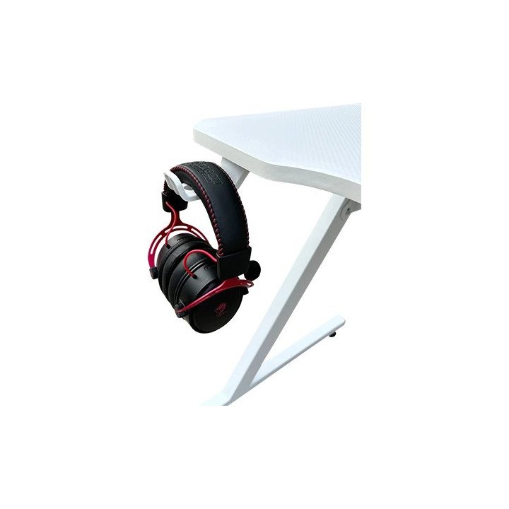שולחן גיימינג לבן עם תאורת RGB דרגון 120 סמ Dragon TZ – משלוח חינם