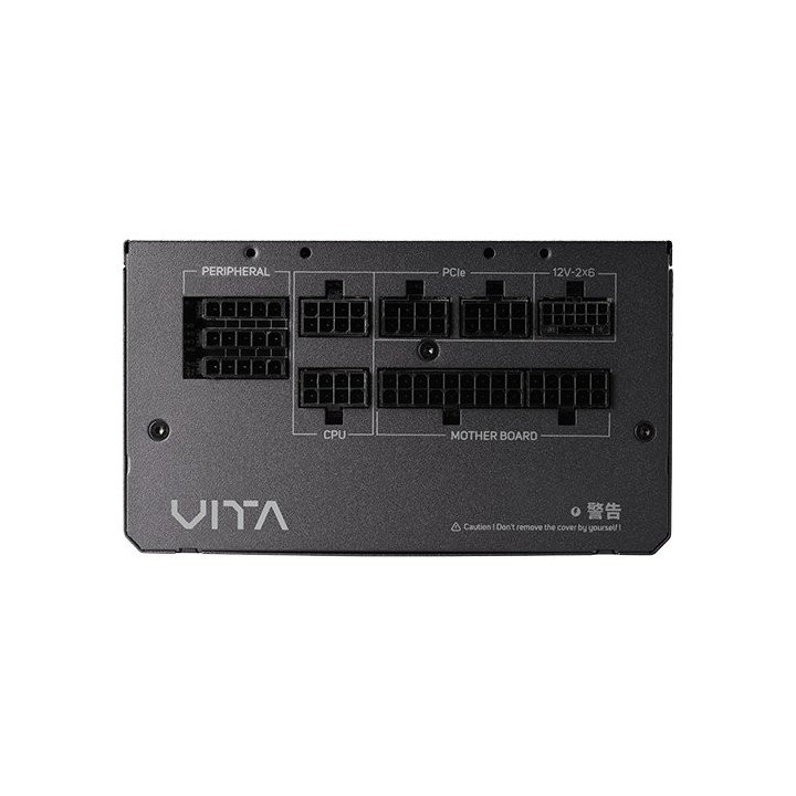 ספק כוח למחשב מודולרי 750W בצבע שחור – FSP VITA GM – נצילות 80 PLUS GO