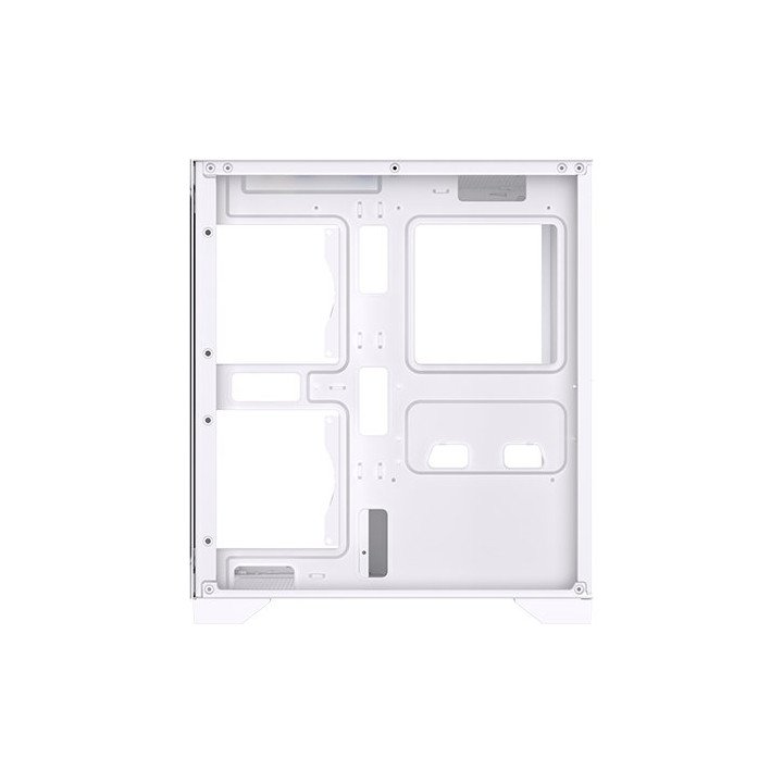 מארז מחשב גיימינג Super Gaming P1 ARGB White – צבע לבן