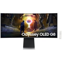 מסך גיימינג OLED חכם רחב קעור 34.18 אינץ Samsung Odyssey OLED G8 G85SD