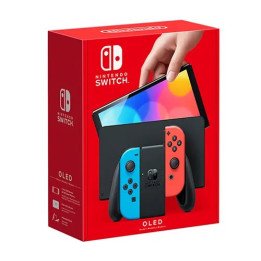 נינטנדו סוויץ' Nintendo Switch OLED בנפח 64GB - בצבע כחול ואדום