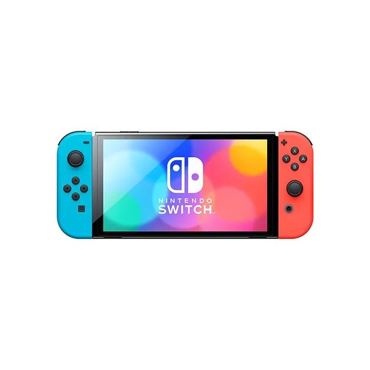 נינטנדו סוויץ' Nintendo Switch OLED בנפח 64GB - בצבע כחול ואדום
