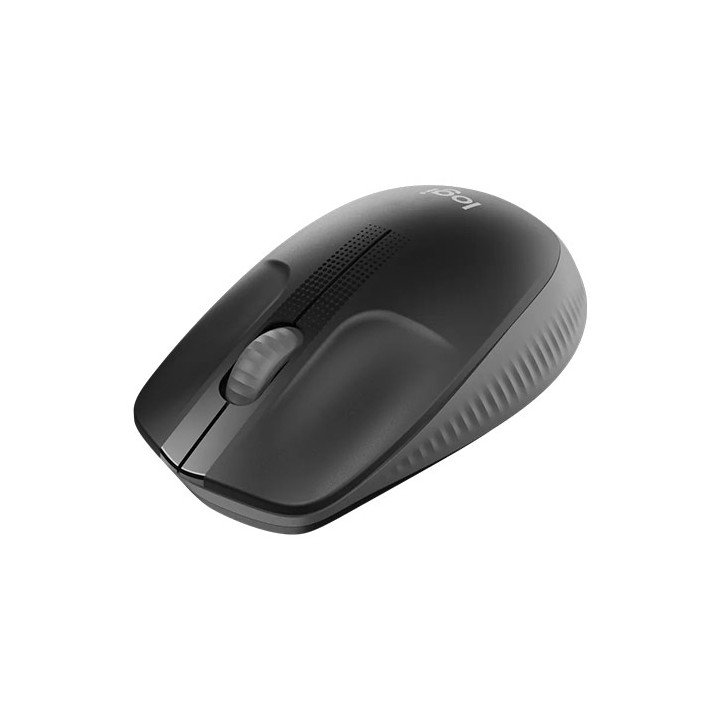 עכבר אלחוטי לוג'יטק Logitech M190 Full-Size בצבע שחור ואפור