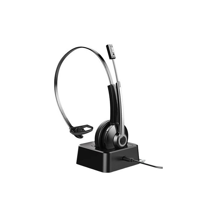 אוזניות מוקד אלחוטיות בלוטוס טעינת USB-C עם מיקרופון Mizuki Bluetooth-