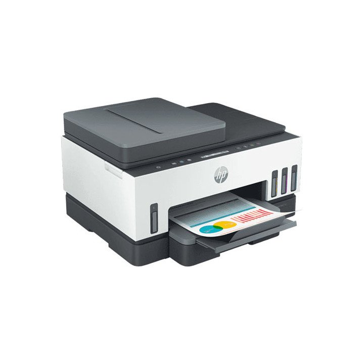 מדפסת HP משולבת אלחוטית צבעונית הזרקת דיו Smart Tank 750 All-in-One (6
