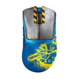 עכבר גיימינג אלחוטי רייזר - 30000DPI תאורת LED RGB - צבעי פורטנייט - R