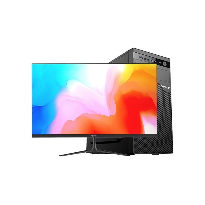 מחשב נייח עם מסך 27 אינץ SUPER הכולל מעבד Intel Core Ultra 5 225, זכרו