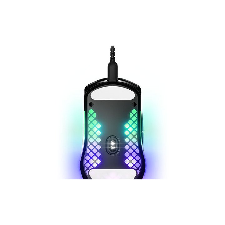 עכבר גיימינג חוטי SteelSeries Aerox 3 Gaming  כולל תאורת לד צבע שחור