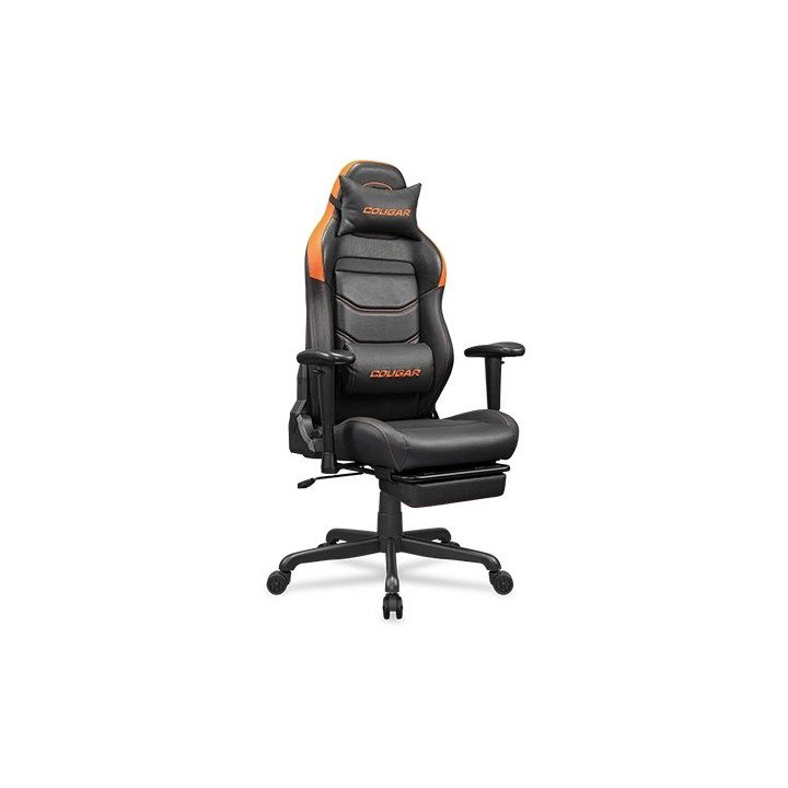 כיסא גיימינג קוגר שחור וכתום עם הדום נשלף Cougar EXPLORE NEO – משלוח ח