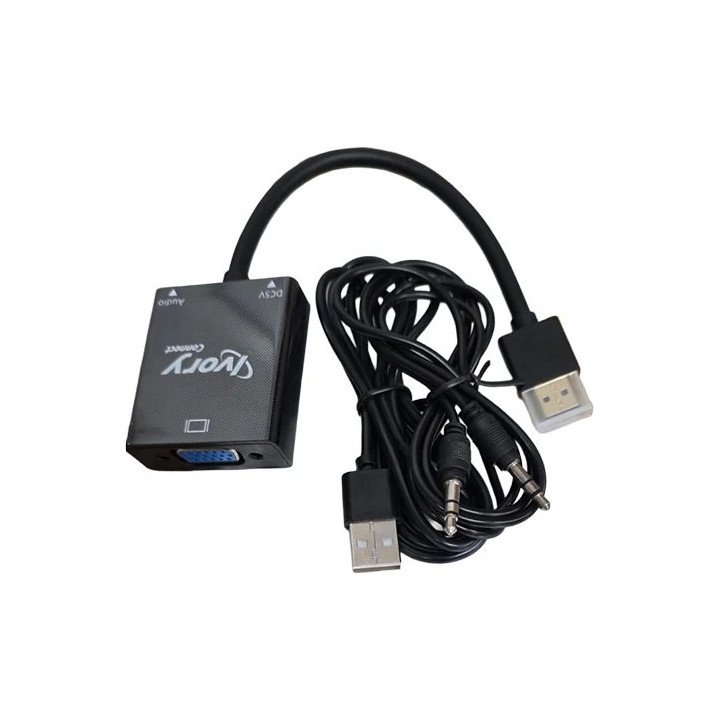 מתאם HDMI ל VGA + סאונד Super Connect