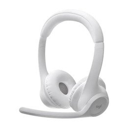 אוזניות אלחוטיות בלוטוס Logitech Zone 300 Bluetooth בצבע לבן