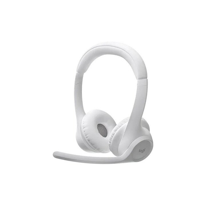 אוזניות אלחוטיות בלוטוס Logitech Zone 300 Bluetooth בצבע לבן
