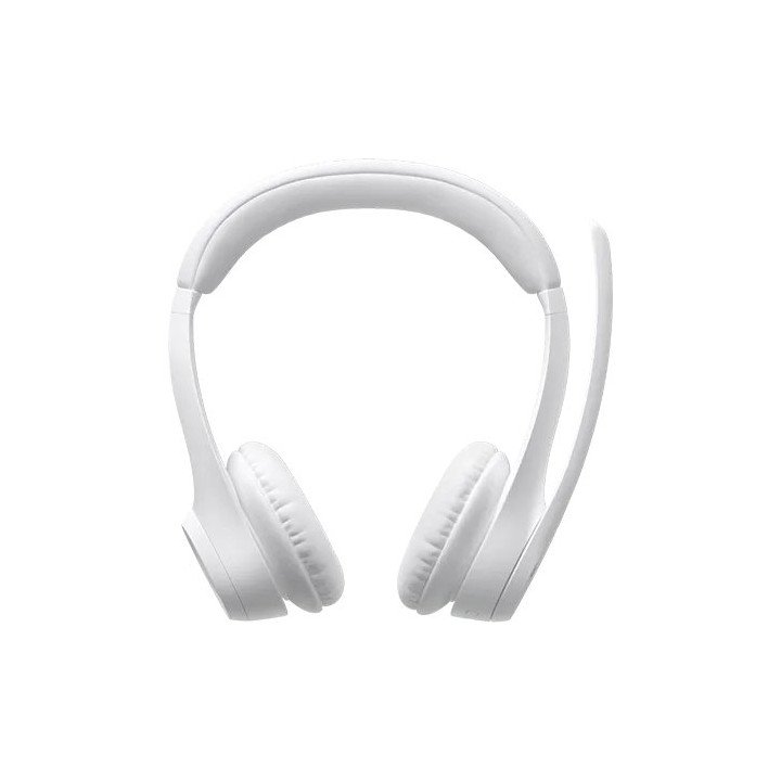 אוזניות אלחוטיות בלוטוס Logitech Zone 300 Bluetooth בצבע לבן
