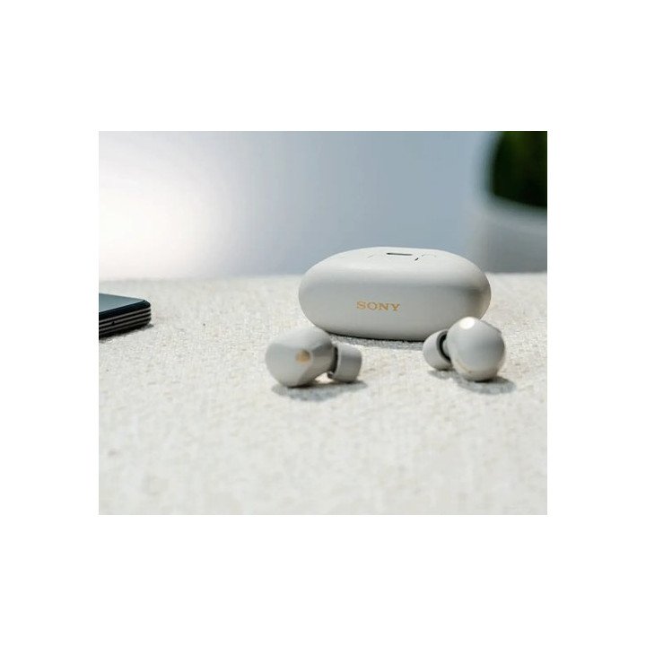 אוזניות בלוטוס אלחוטיות עם ביטול רעשים SONY IN-EAR WF-1000XM5 צבע כסוף