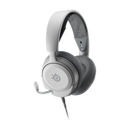אוזניות גיימינג עם מיקרופון Steelseries Arctis Nova 1 בצבע לבן