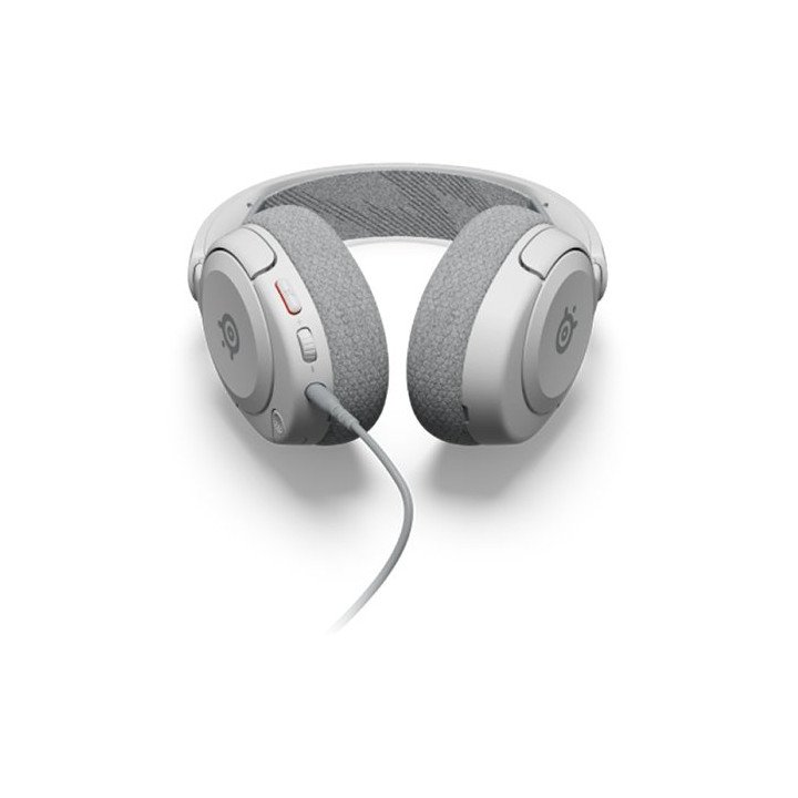 אוזניות גיימינג עם מיקרופון Steelseries Arctis Nova 1 בצבע לבן